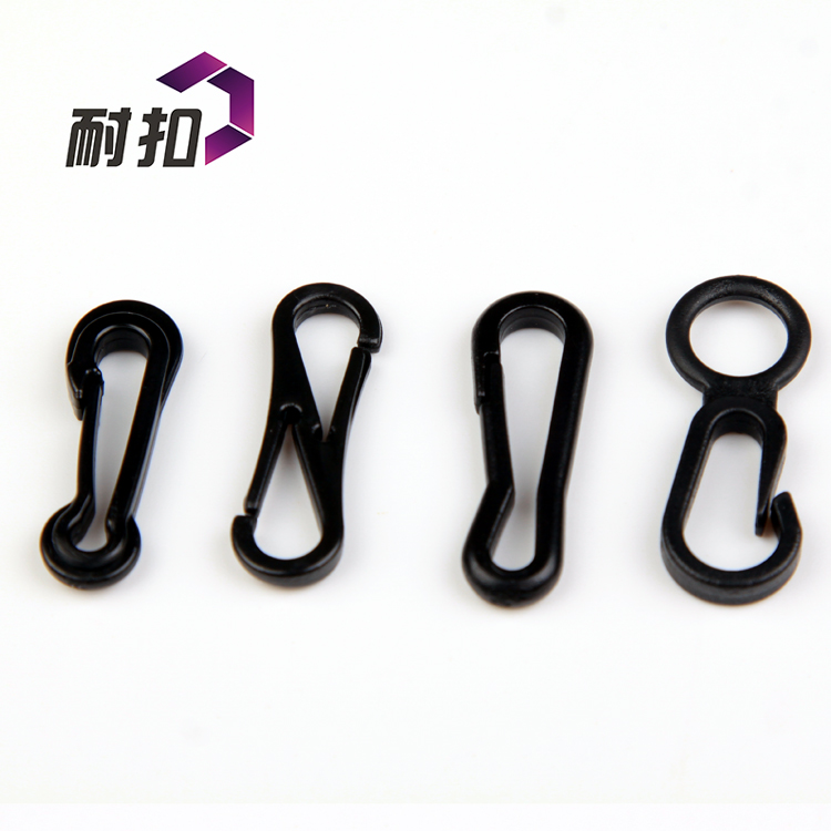 廠家直銷東莞耐扣現(xiàn)貨塑料手套配發(fā)財(cái)扣 8字扣件扣滿千包郵
