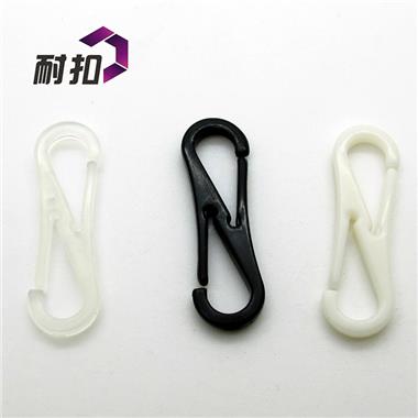 東莞耐扣廠家直銷現(xiàn)貨發(fā)財(cái)扣 8字扣塑料手套配件扣滿千包郵